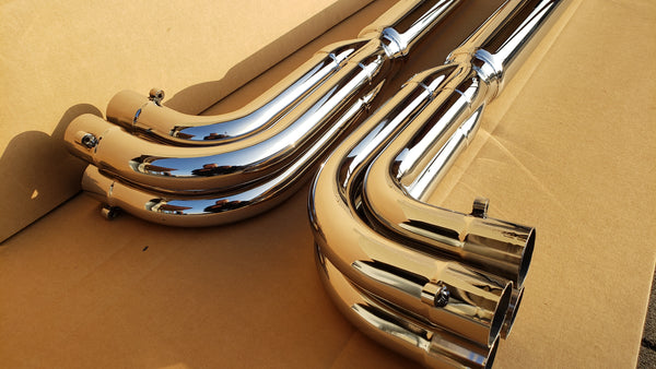 Superformance Shelby CSX6000 Polished Stainless Steel Side Pipes - GASN